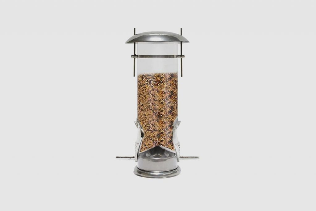 Bird Seed Feeder Hanging Metal Wild Bird Feeding
