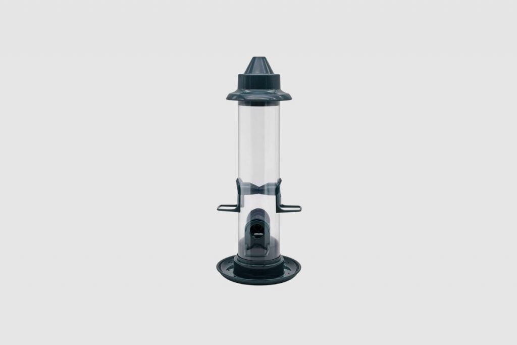Controlofoul Hanging Bird Feeder, Plastic Tube Feeding Station,