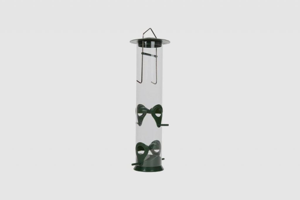 Home-X Wild Bird Feeder, Made of Premium Hard Plastic Season Bird Feeding, Four Feeding Stations