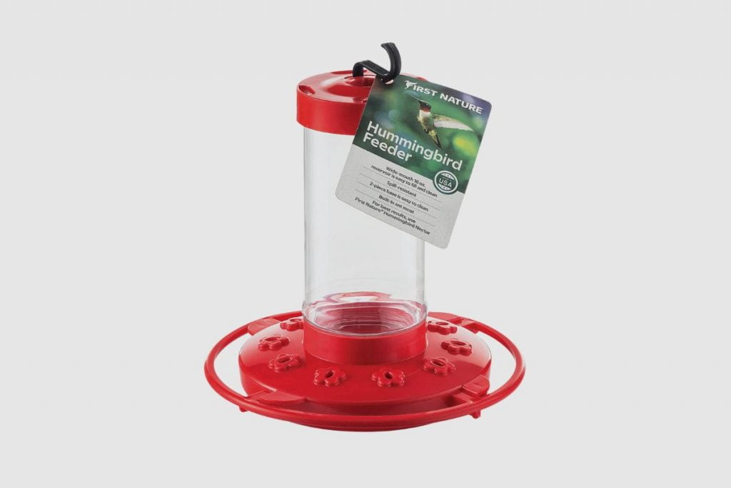 First Nature 16 oz Plastic Hummingbird Feeders