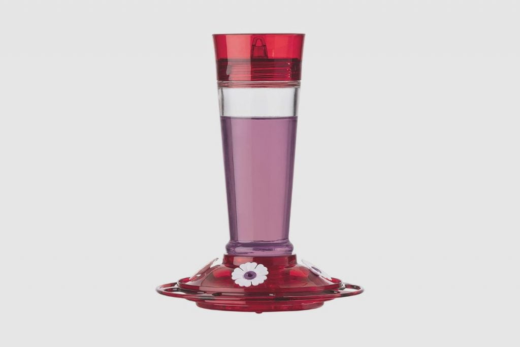 More Birds Bird Health+ Ruby Hummingbird Feeder, 10 oz