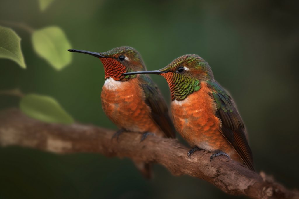 Are there hummingbirds in Albuquerque - Rufous Hummingbirds