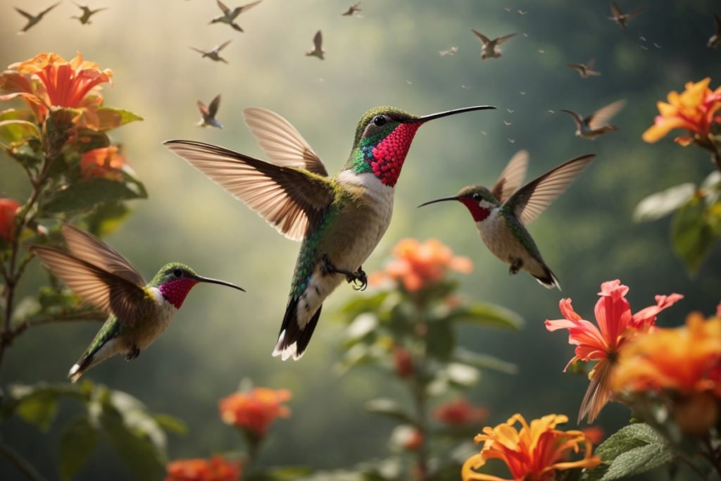 Hummingbird Behaviour Before Migration