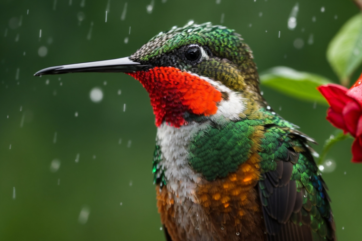 Where Do Hummingbirds Go When It Rains - Custom dimensions 1200x800 px