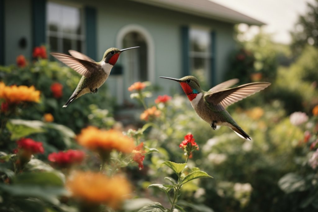 Are Hummingbirds Territorial Over Nectar Flowers