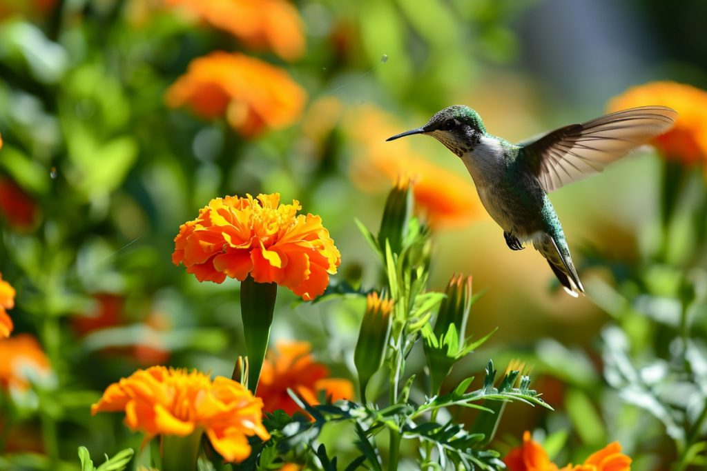 Do Hummingbirds Like Marigolds