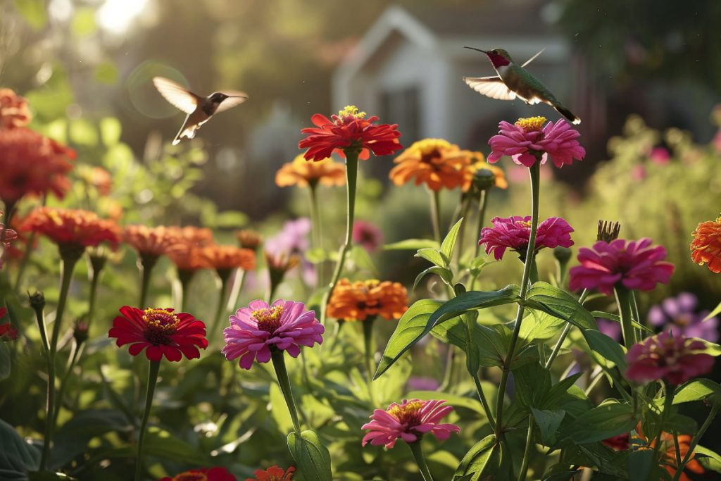 Why Hummingbirds Love Zinnias