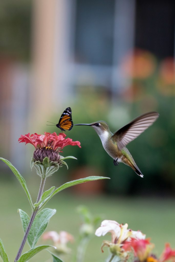 Why Hummingbirds Chase Away Butterflies