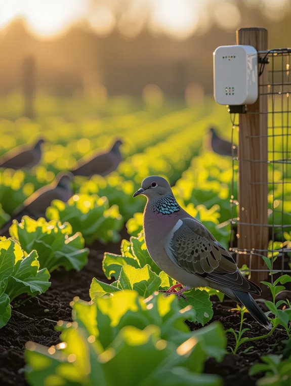 auditory deterrents disrupt dove habitat