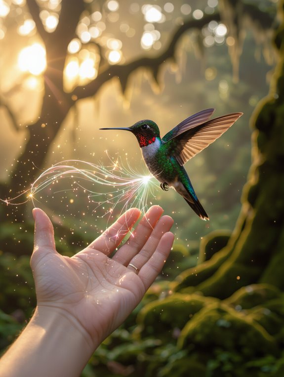hummingbird signs guide spiritually