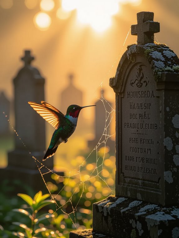 spiritual connection through hummingbirds