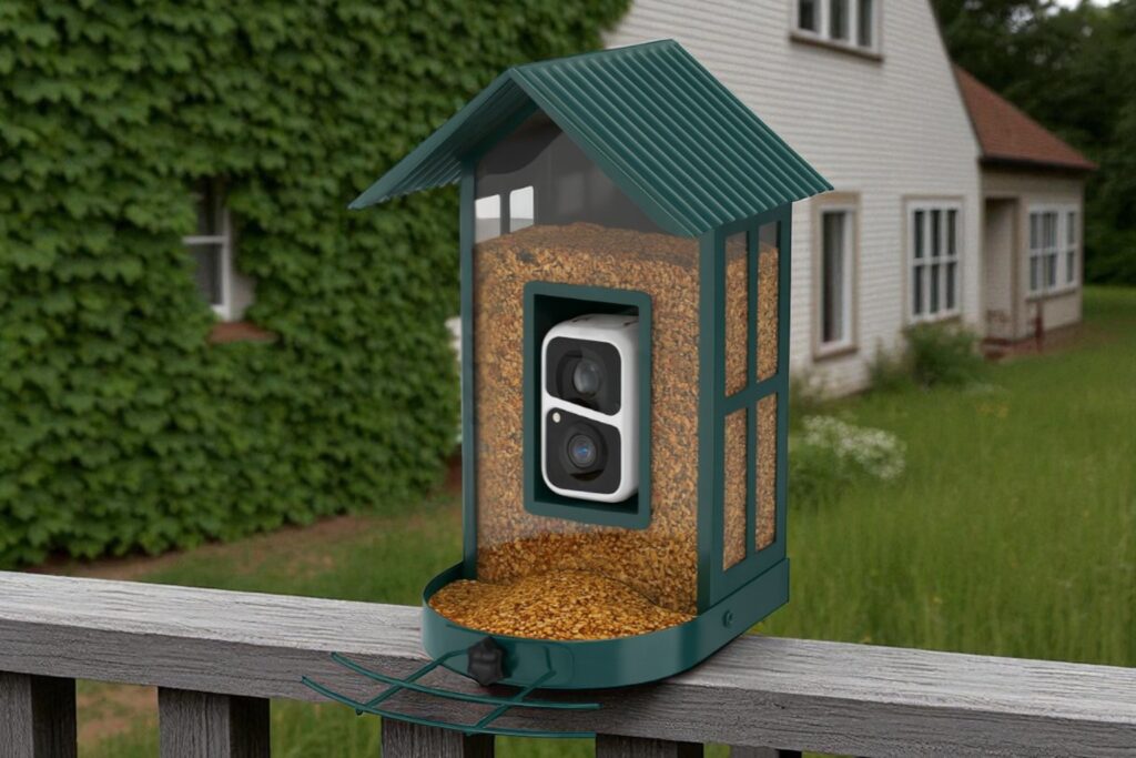 SOLIOM smart bird feeder with camera
