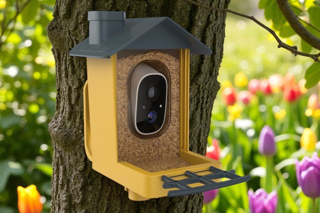 Oddkont smart bird feeder with camera