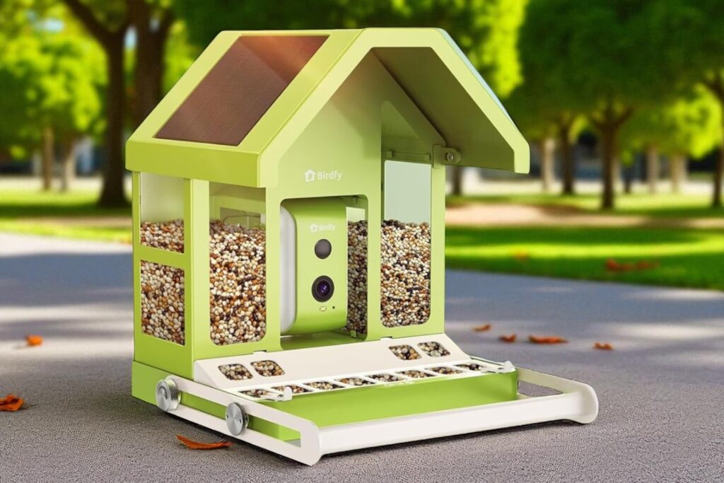 Birdfy durable metal smart bird feeder with camera