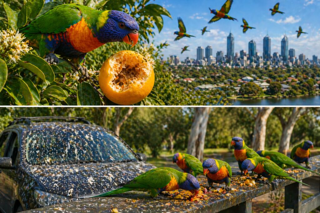 Are Rainbow Lorikeets Pests in Western Australia