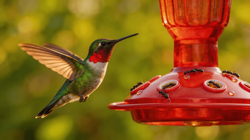 nectar spills attract ants